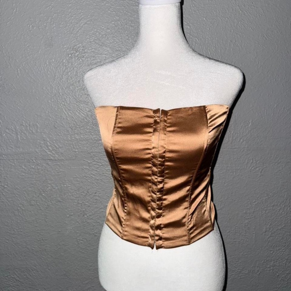 Edikted Corset Size Small Brownish Satin